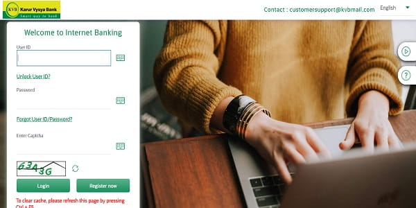 Login to KVB Net Banking
