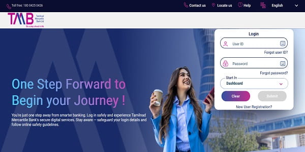 Login to TMB Net Banking